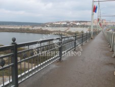 Гагаринский мост , Калуга (кованое ограждение)